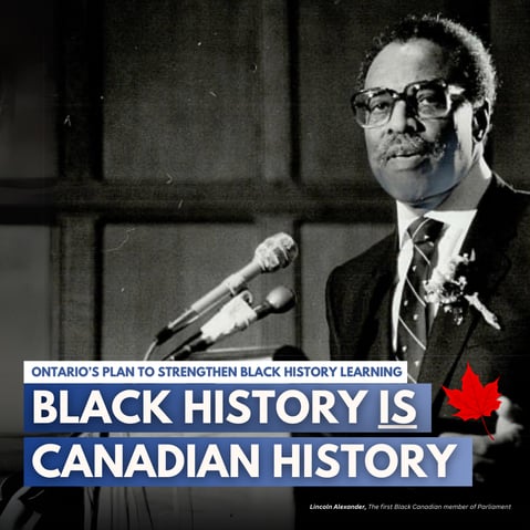 Ontario Introducing Mandatory Black History Learning