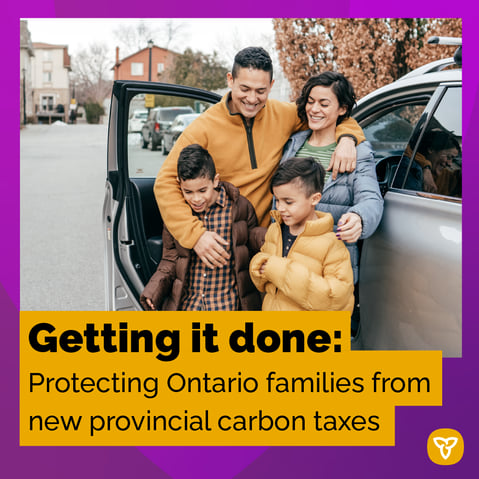 Ontario Protecting People from the High Costs of a Provincial Carbon Tax