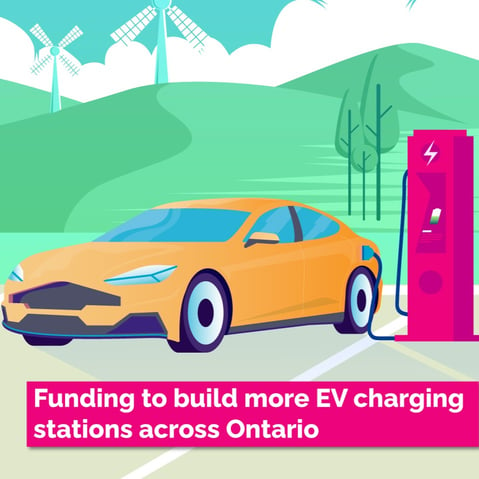 Ontario Building More Electric Vehicle Charging Stations