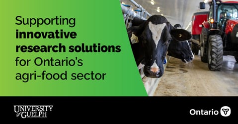 Ontario Investing in State-of-the-Art Research to Support Farmers